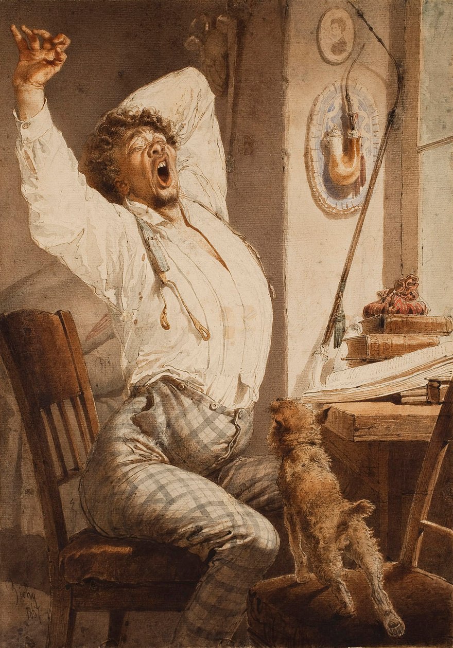 Genç adam (Sabah) by Mihaly von Zichy