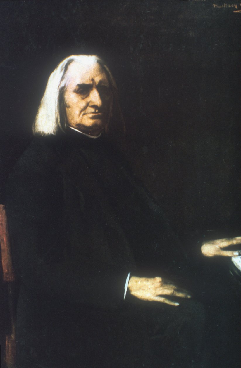 Franz Liszt, 1886 by Mihály Munkácsy