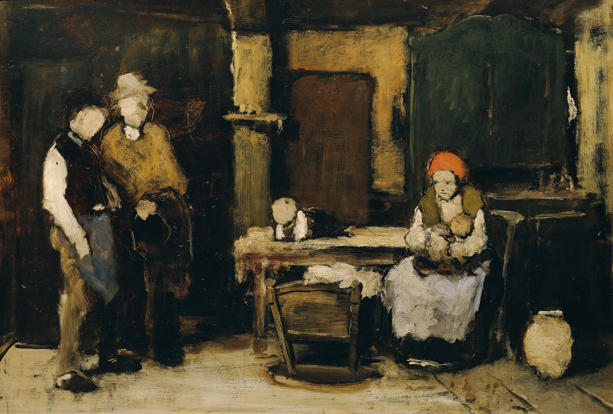 içici by Mihály von Munkácsy