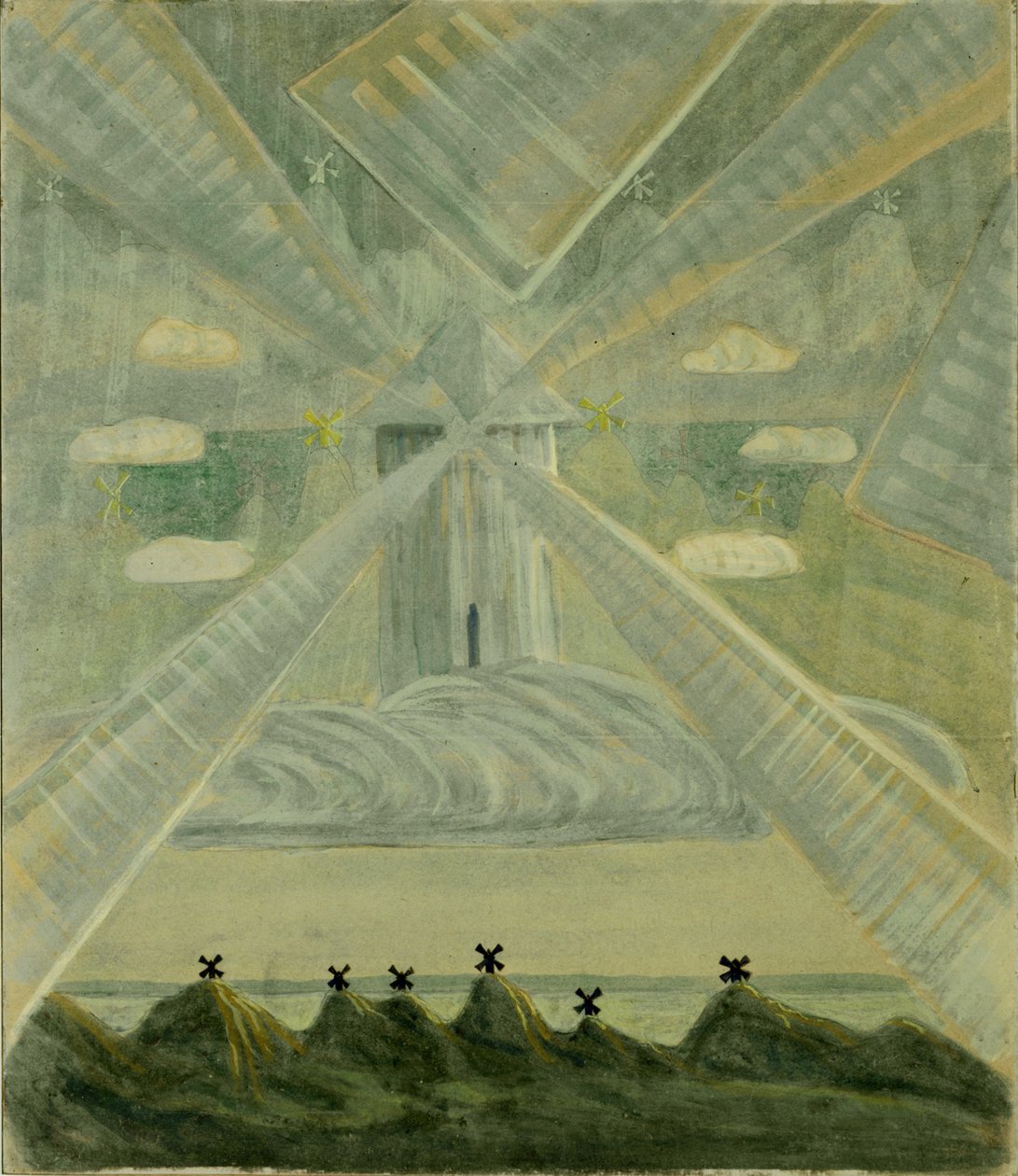 Andante Sonatı İyi, 1907. by Mikalojus Konstantinas Čiurlionis