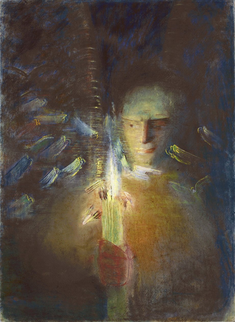 Hakikat bölümü Ciurlionis, Mikalojus Konstantinas (1875-1911). Kağıt üzerine pastel, boyut: 91x66.8 by Mikalojus Konstantinas Čiurlionis