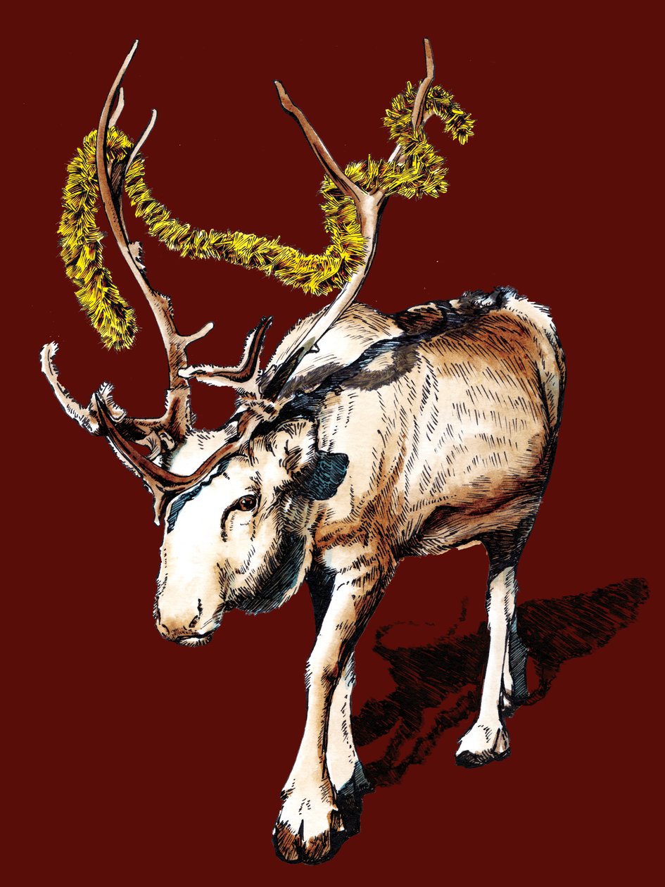Red Oxide Noel Ren Geyiği, 2020 by Mike Davis