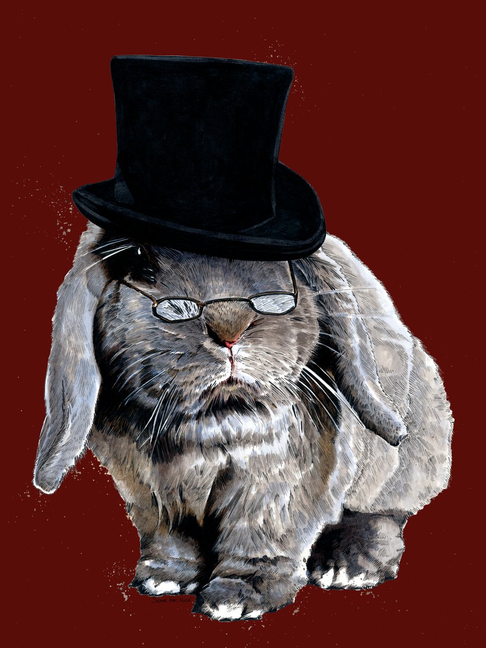 Kırmızı Oksit'te Humbug Bunny, 2020 by Mike Davis