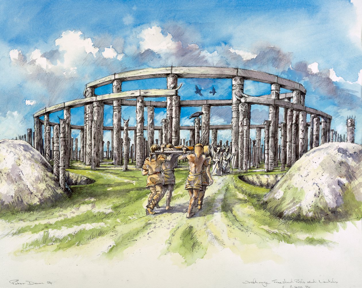 Woodhenge, MÖ 25. yüzyıl, 1990-2010 by Mike Seaforth