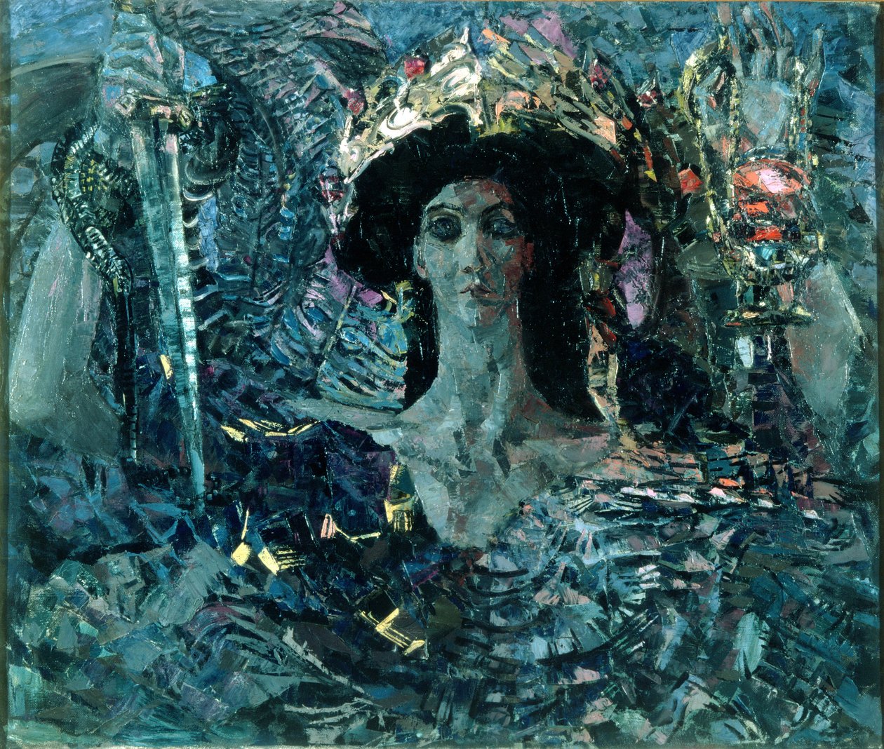 Altı Kanatlı Seraph, 1904 by Mikhail Aleksandrovich Vrubel