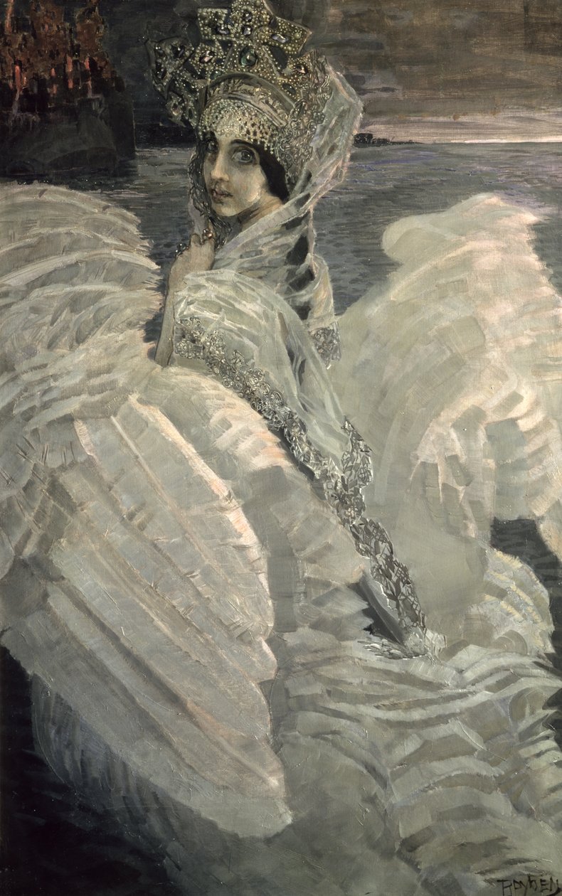 Kuğu Prenses, 1900 by Mikhail Aleksandrovich Vrubel