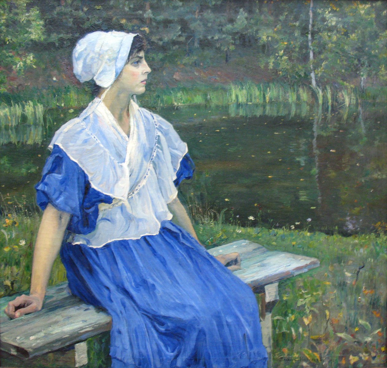 Göl kenarındaki kız N.M. Nesterova