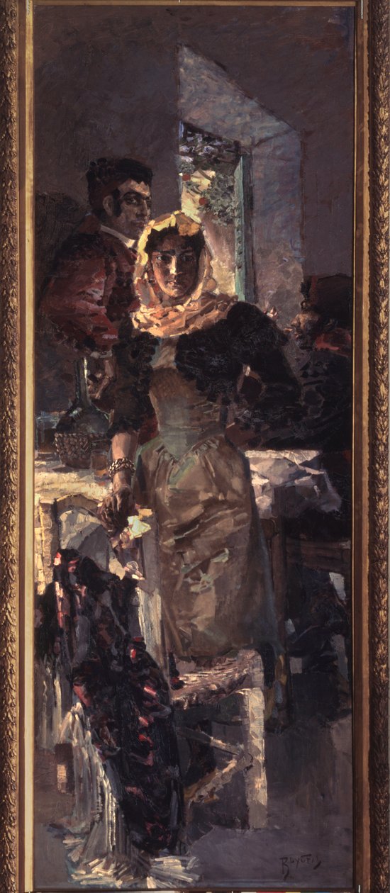 İspanya (İspanya) - Mikhail Alexandrovich Vrubel (Vrubel) (1856-1910) tarafından tablo, tuval üzerine yağlı boya by Mikhail Aleksandrovich Vrubel