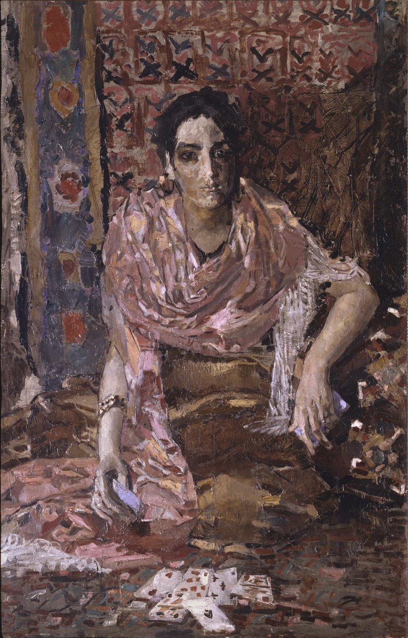 Falcı, 1895 by Mikhail Aleksandrovich Vrubel