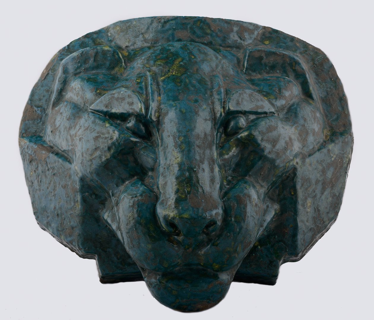 Aslan Başı, 1891 (sırlı mayolika) by Mikhail Aleksandrovich Vrubel