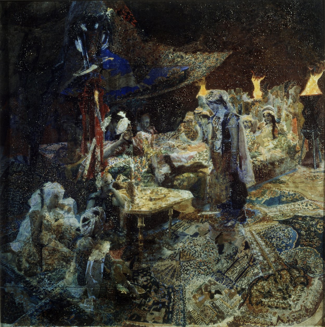 oryantal peri masalı by Mikhail Aleksandrovich Vrubel