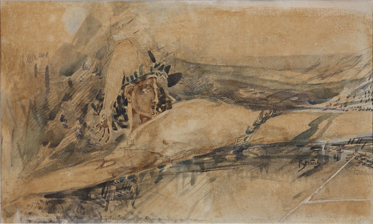 Demon mahzun, 1901 by Mikhail Aleksandrovich Vrubel