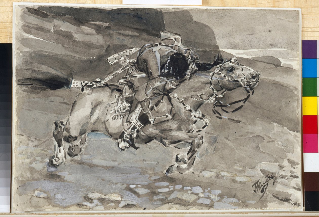 Bir süvari - Mikhail Lermontov