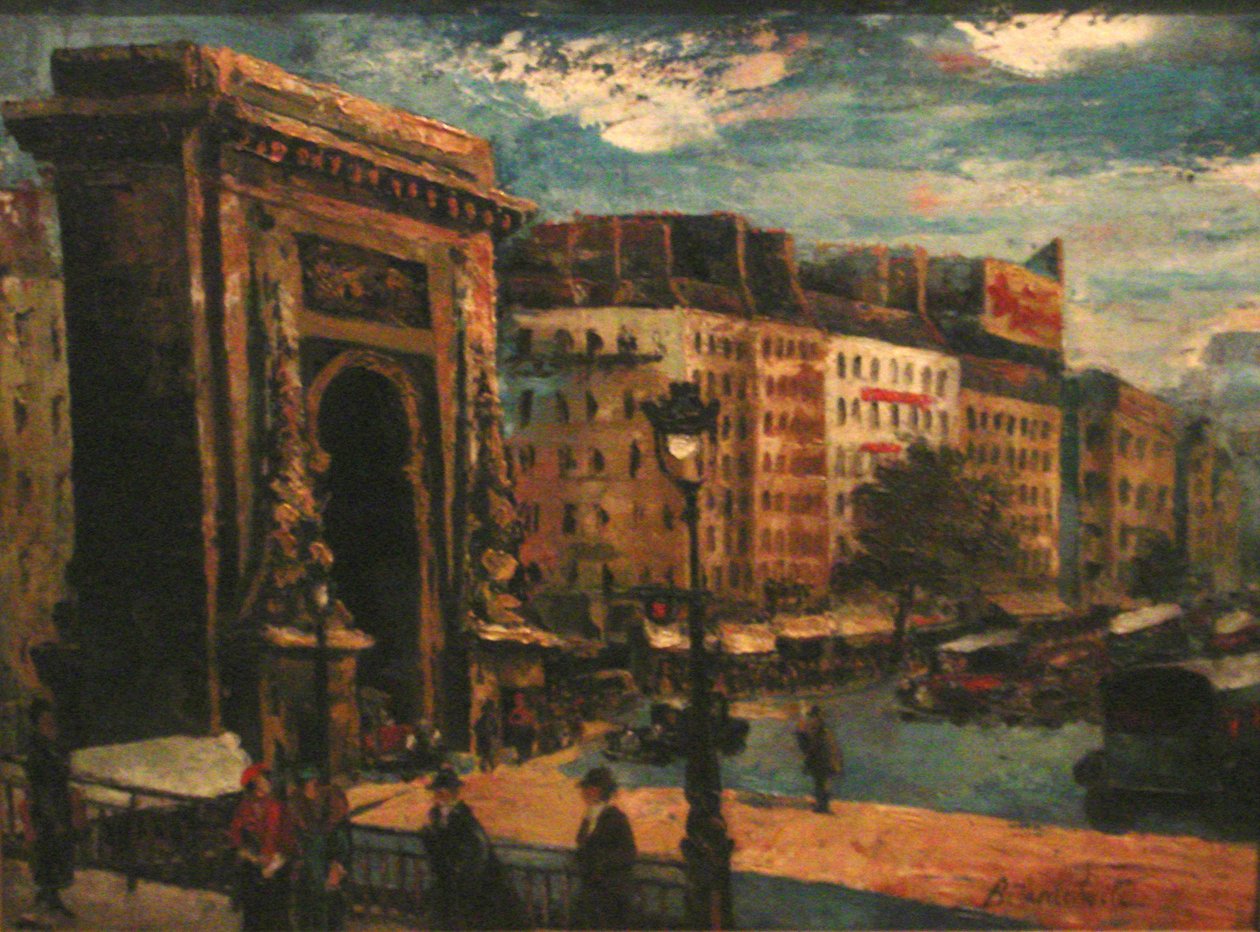 Paris Peyzajı, Porte Saint-Denisn: n by Mikheil Bilanishvili