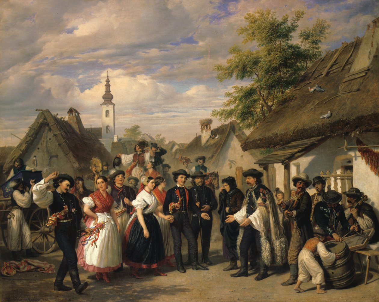 Gelinin Gelişi by Miklós Barabás