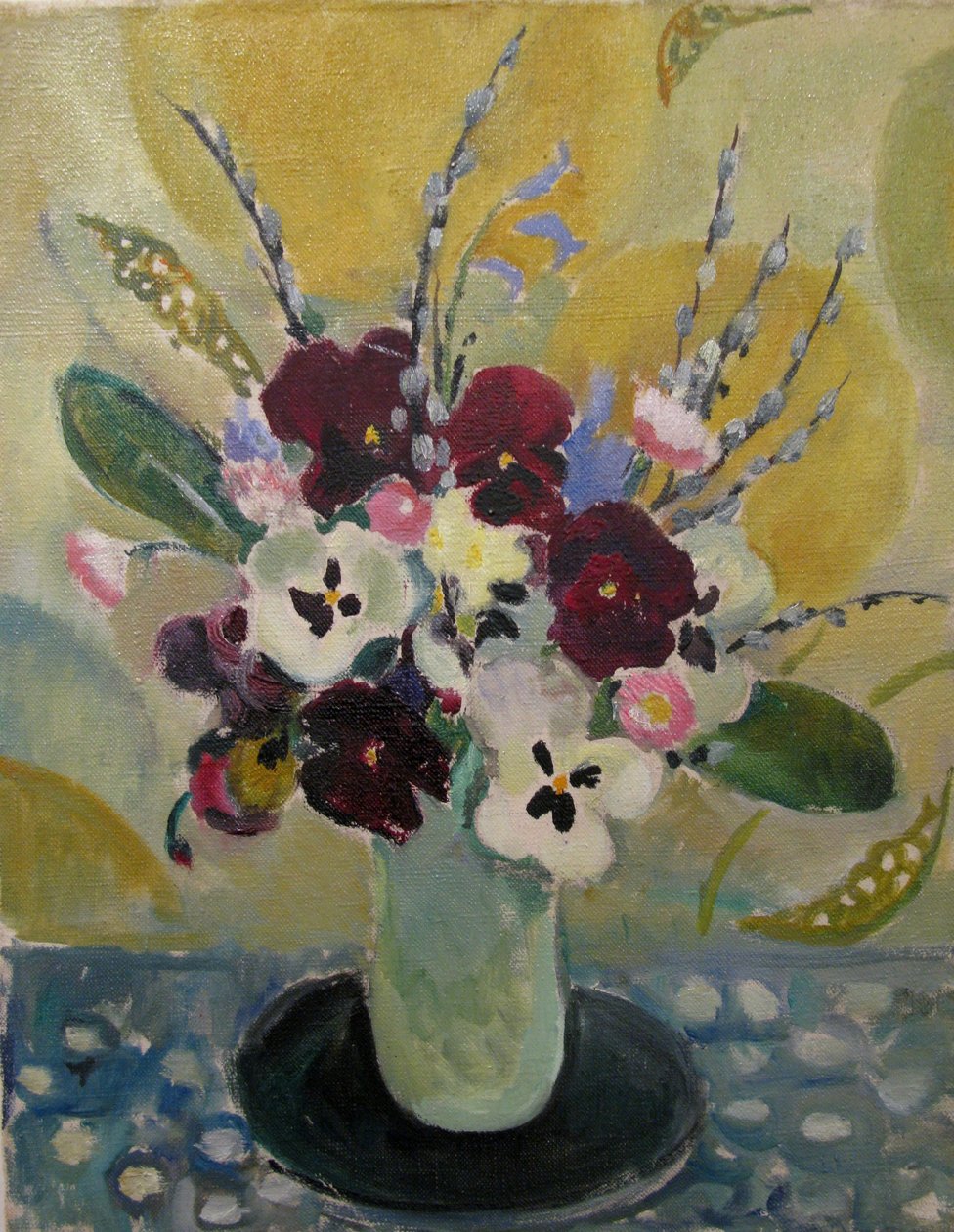 Hercai menekşe ile natürmort, c.1930 by Mildred Bendall