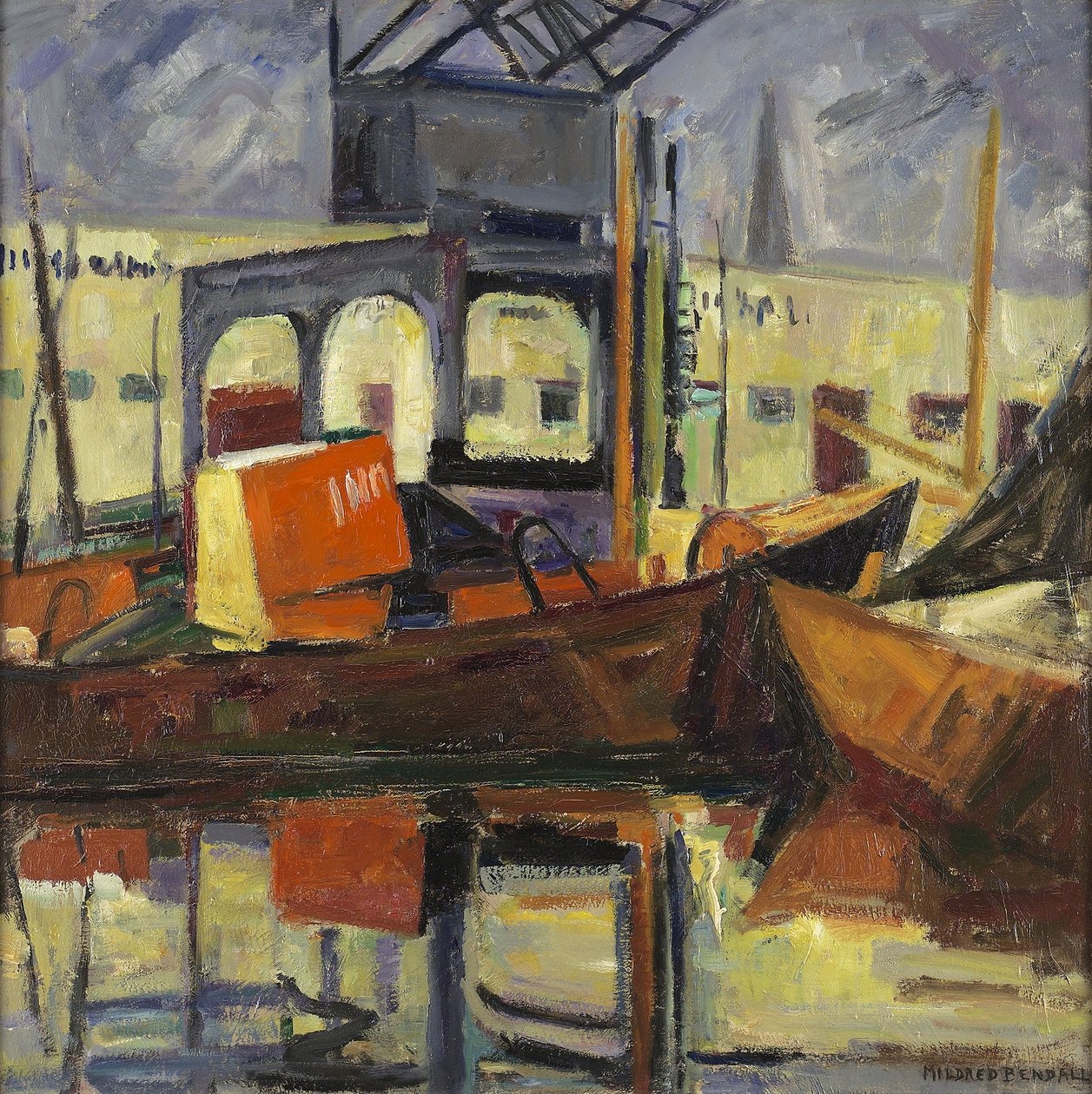 Bordeaux limanı, c.1945 by Mildred Bendall