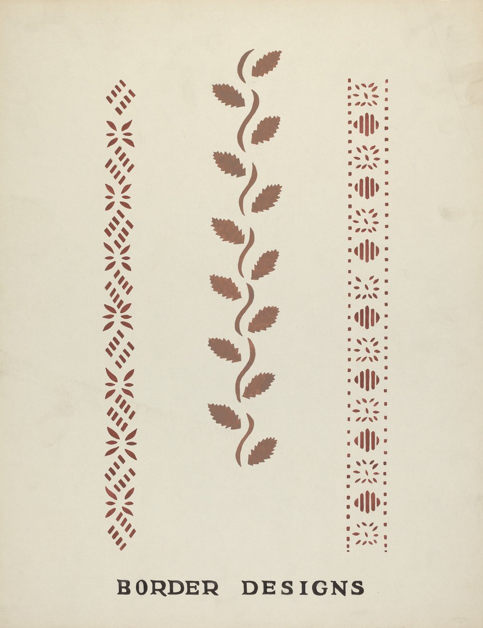 Önerilen Portföyden Bordür Tasarımları "Maine Duvar Şablonları" by Mildred E. Bent