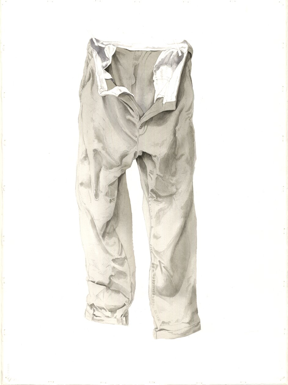 Eski püskü Pantolon, 2003 (kağıt üzerinde wc) by Miles Contemporary Artist Thistlethwaite