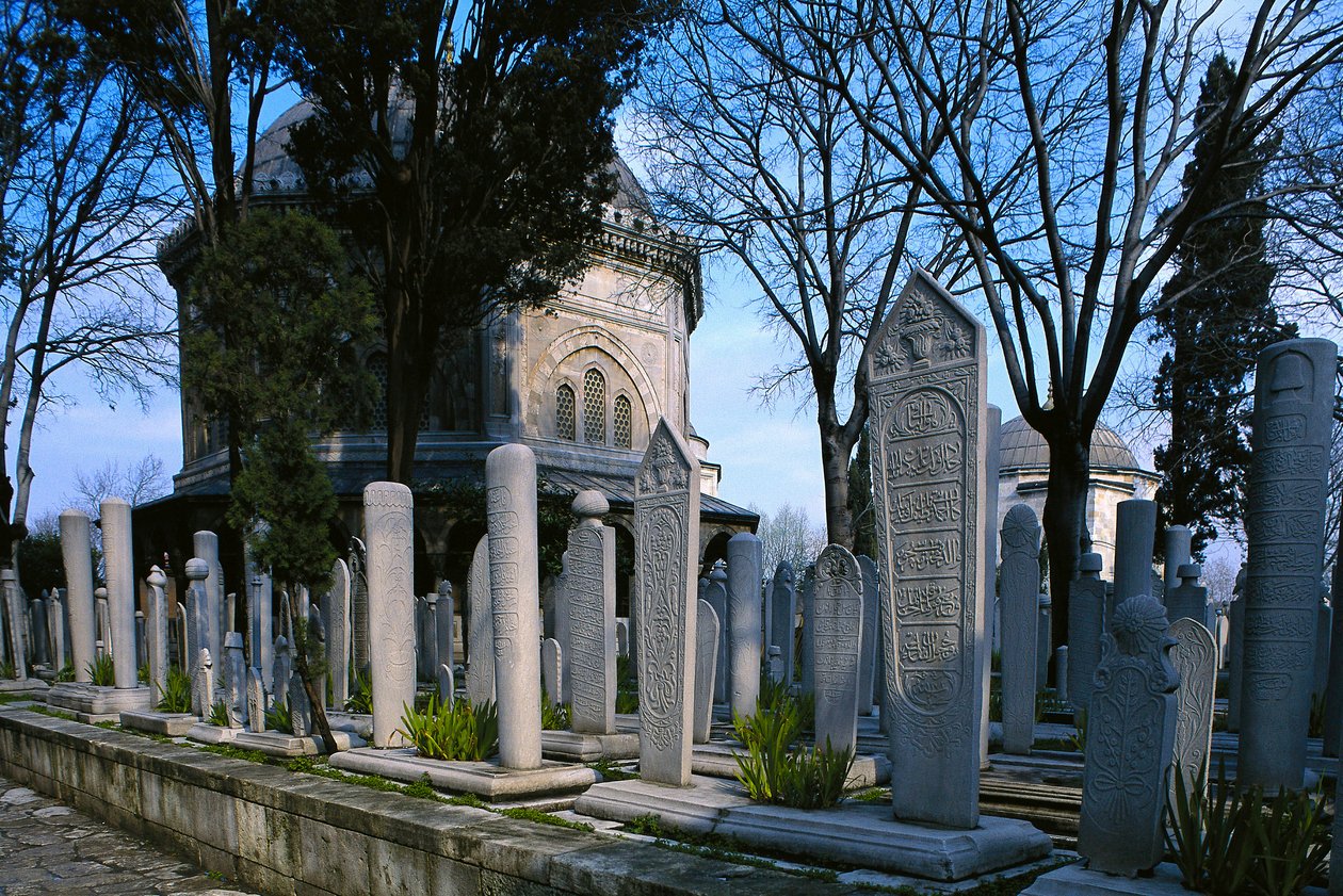 Kanuni Sultan Süleyman Türbesi (1494-1566), Süleymaniye Camii by Mimar Sinan
