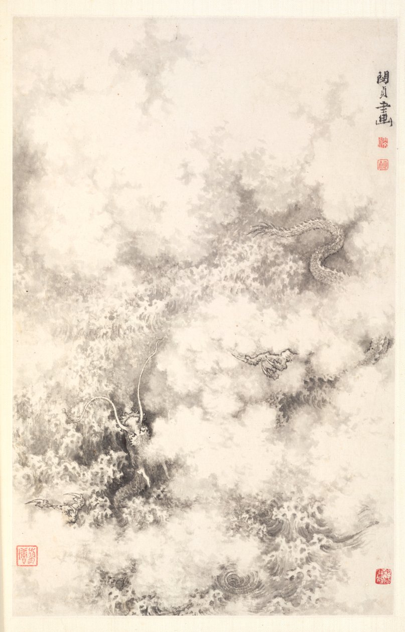 Bulutların ortasında ejderha by Min Zhen