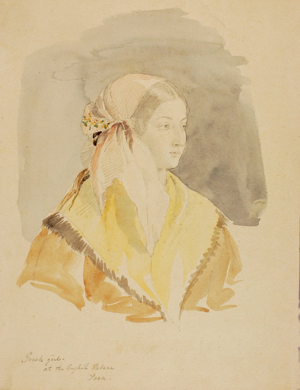 İngiliz Sarayında Yunan Kızı, Pera, n.d. by Miner Kilbourne Kellogg