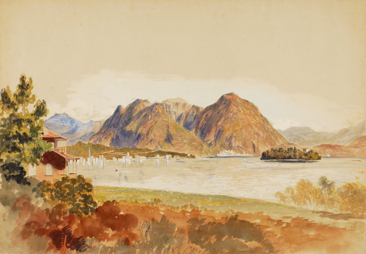 Maggiore Gölü, İtalya, n.d. by Miner Kilbourne Kellogg