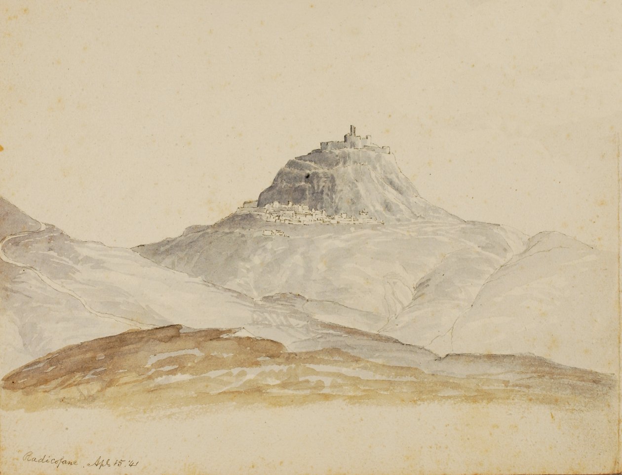 Radikofan, 1841. by Miner Kilbourne Kellogg