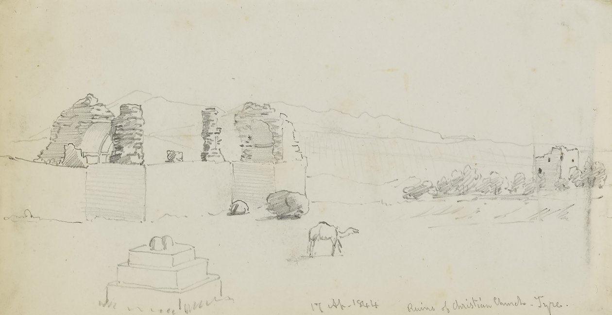 Hıristiyan Kilisesi Harabesi, Sur by Miner Kilbourne Kellogg