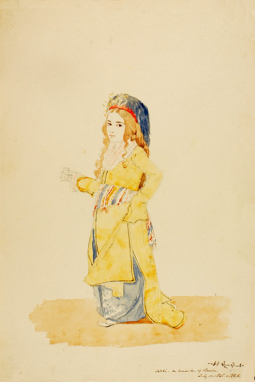 Sophi, bir Brusa Ermenisi, 1845. by Miner Kilbourne Kellogg