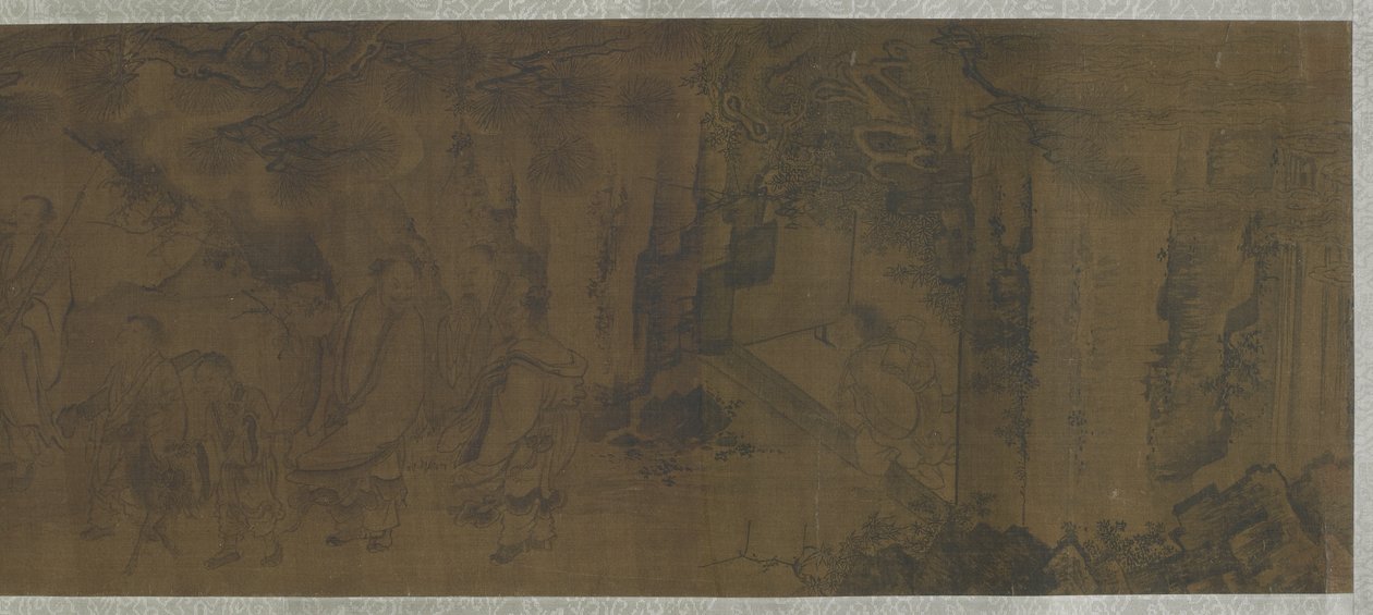 Dağlardaki Taoist Ölümsüzler by Ming Dynasty Chinese School