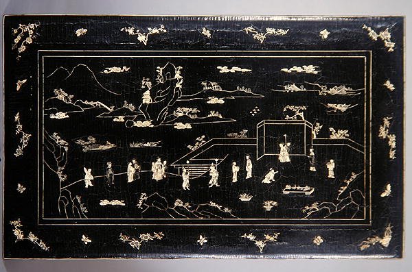 Kang Masa Üstü (kemikli lake ahşap iç kısım) (ayrıca bkz. 272139) by Ming Dynasty Chinese School