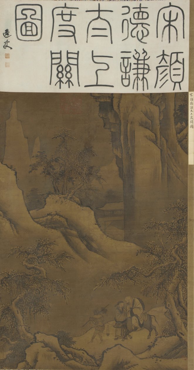Laozi Geçidi Geçişi, c.1600 by Ming Dynasty Chinese School