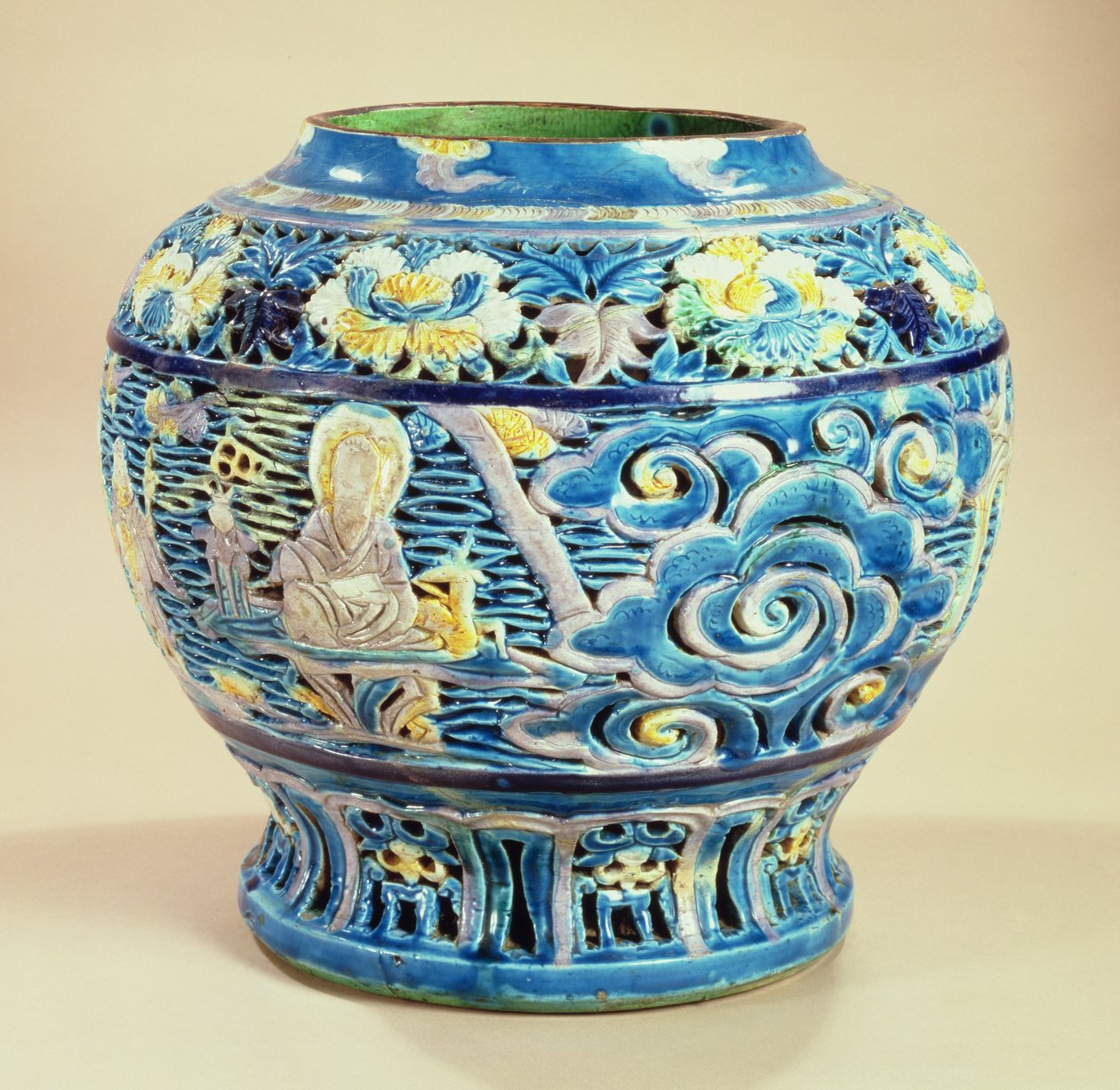 Büyük vazo, Ming hanedanı by Ming Dynasty Chinese School