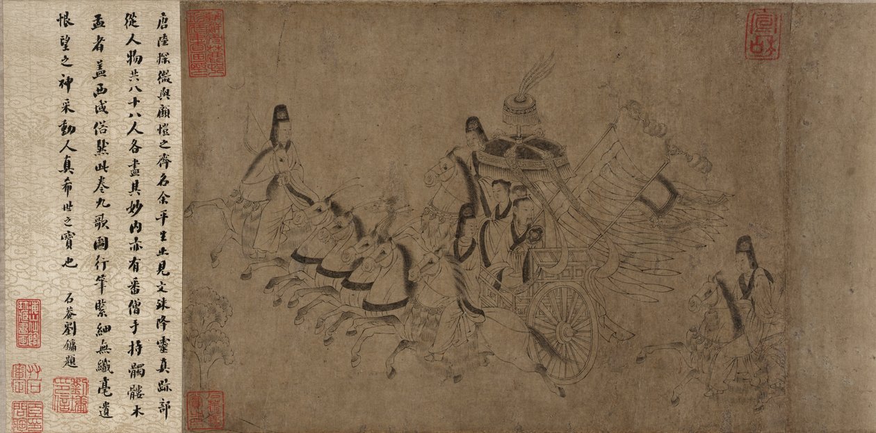 Luo Nehri Perisi (kağıt üzerine mürekkep) by Ming Dynasty Chinese School