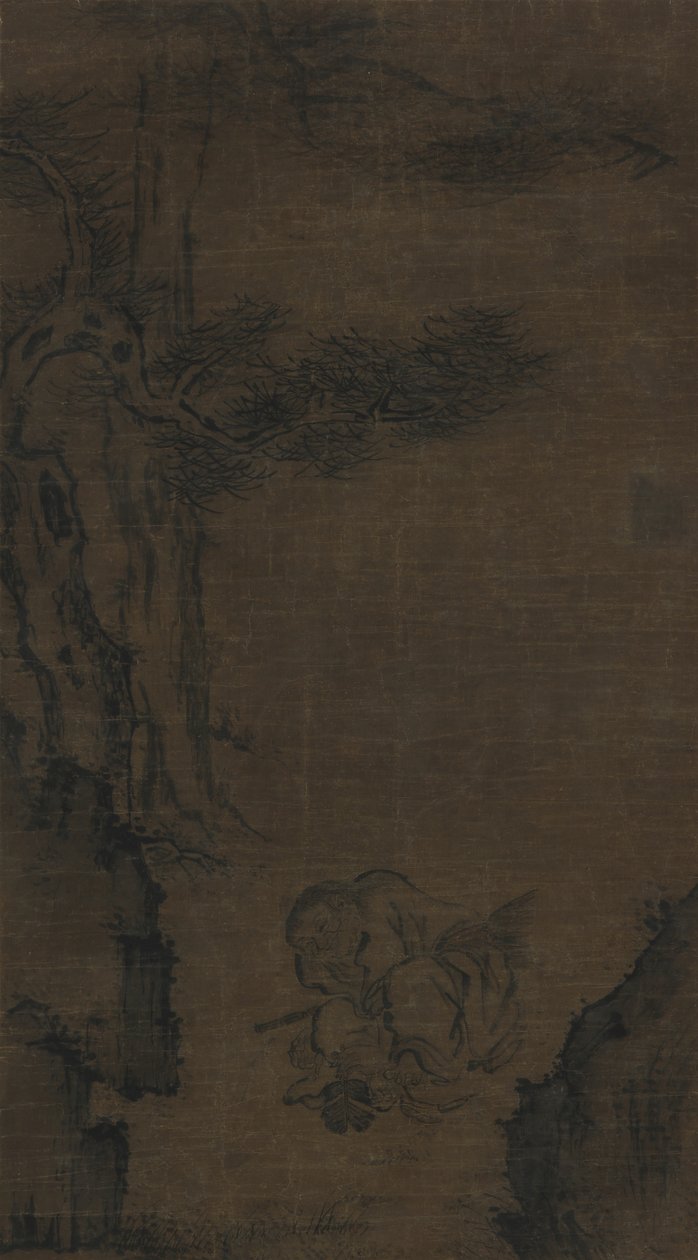 Ölümsüz Lui Hai, 16-17. yüzyıl by Ming Dynasty Chinese School