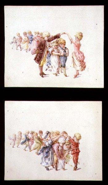 Çocuk Partisi, 19. yüzyıl sonu (kağıt üzerine suluboya) by Minnie Jackson
