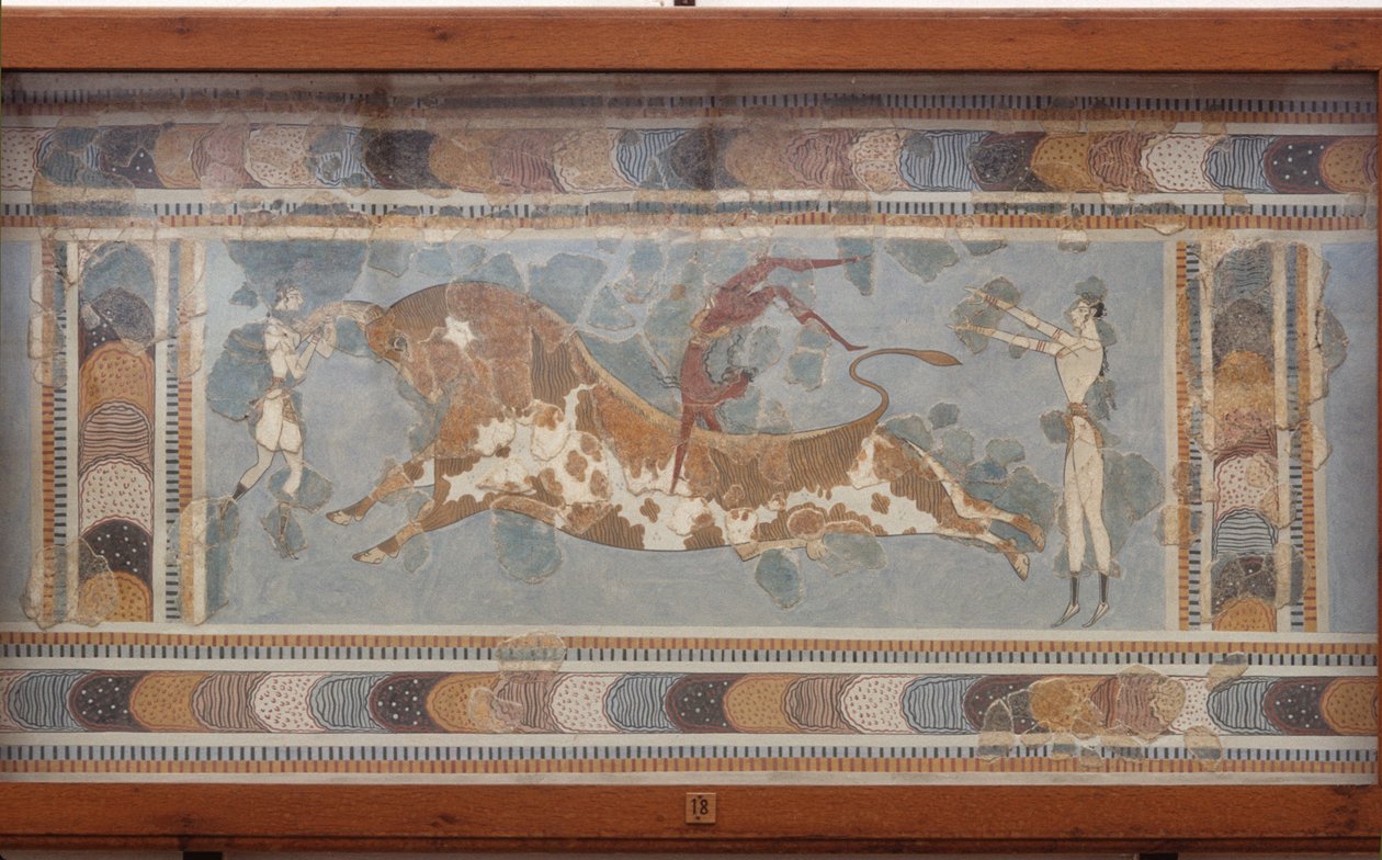 MÖ 1550-1450 civarında boyanmış Knossos