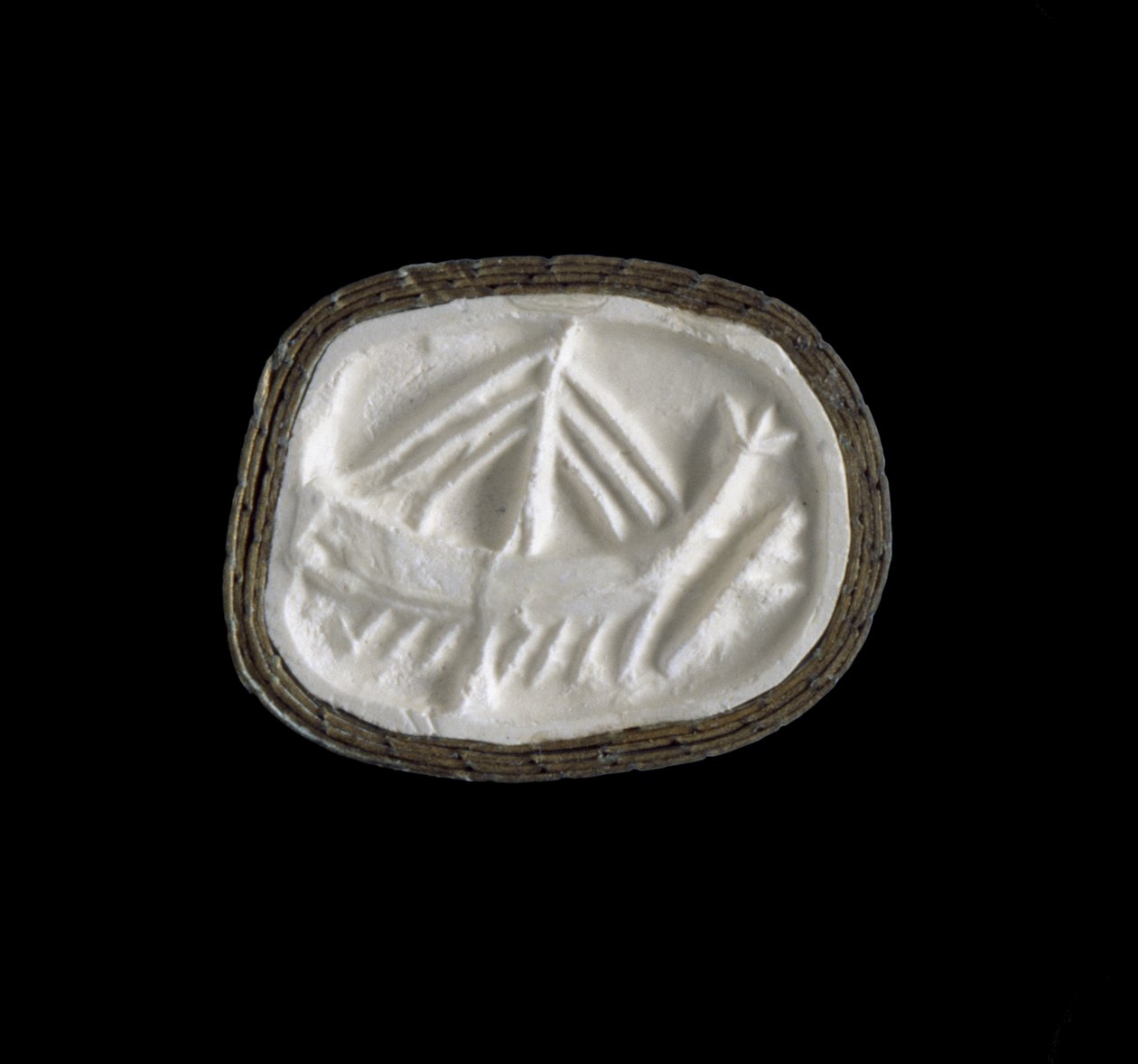 Mühür, Orta Minos I Dönemi, MÖ yaklaşık 2100-c.1900 (taş (steatit); alçı) by Minoan