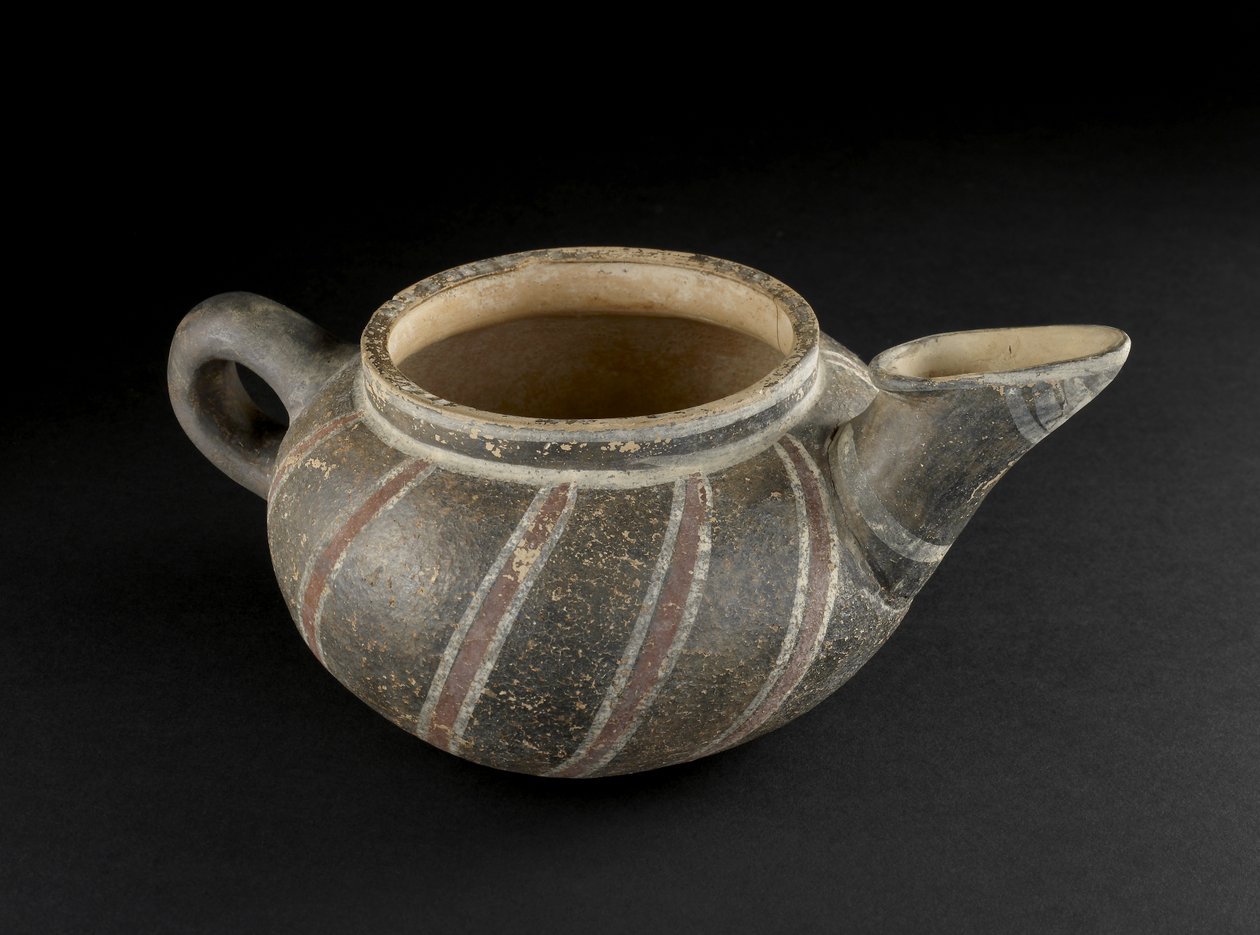 Ağızlı Vazo, Knossos, Girit, MÖ 1500 dolayları (boyalı çanak çömlek) by Minoan