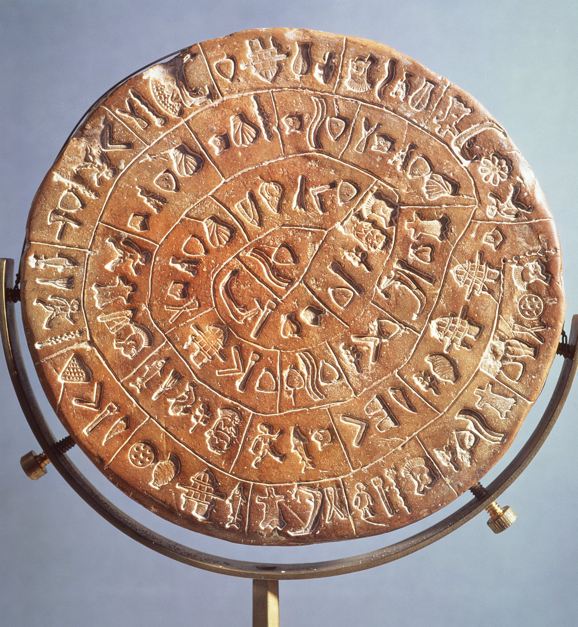 Phaistos Diski, önemi bilinmeyen sembollerle, Girit