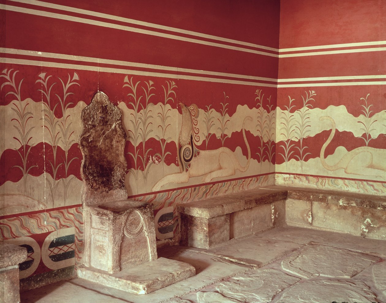 Minos Taht Odası, MÖ 1500-1400 by Minoan