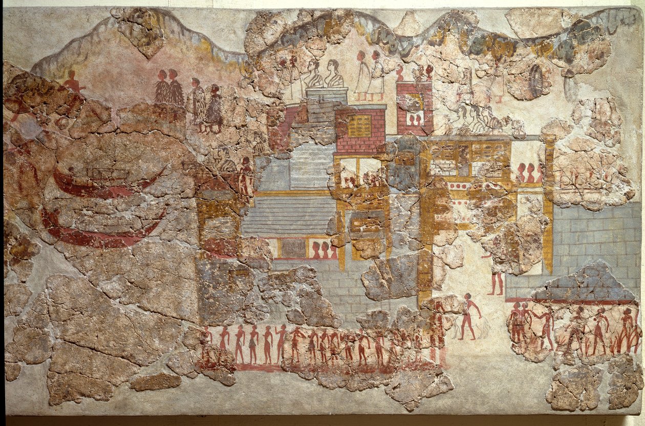 Minos Sanatı: “” tekneler”” Akrotiri