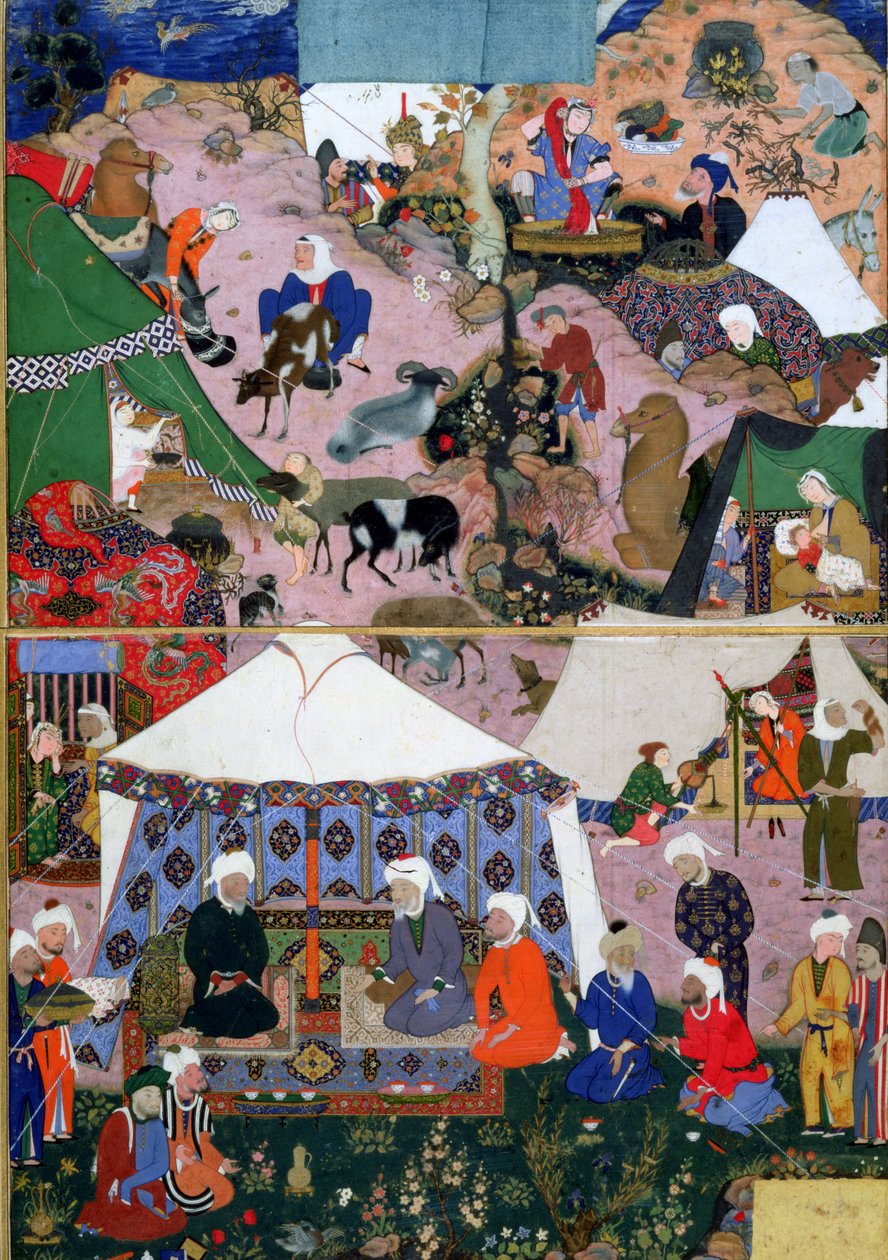 Göçebe Kampı, bir Khamsa