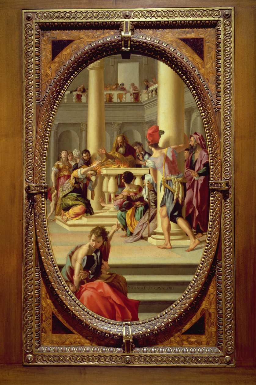 Sunakta Lavinia, 1572 (arduvaz) by Mirabello Cavalori
