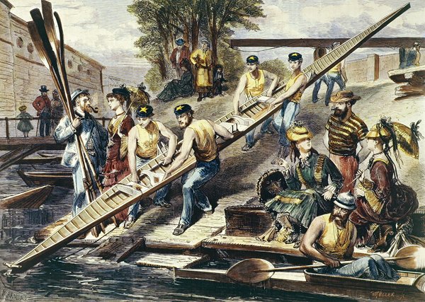 Bir Skiff Başlatma by Miranda Miranda