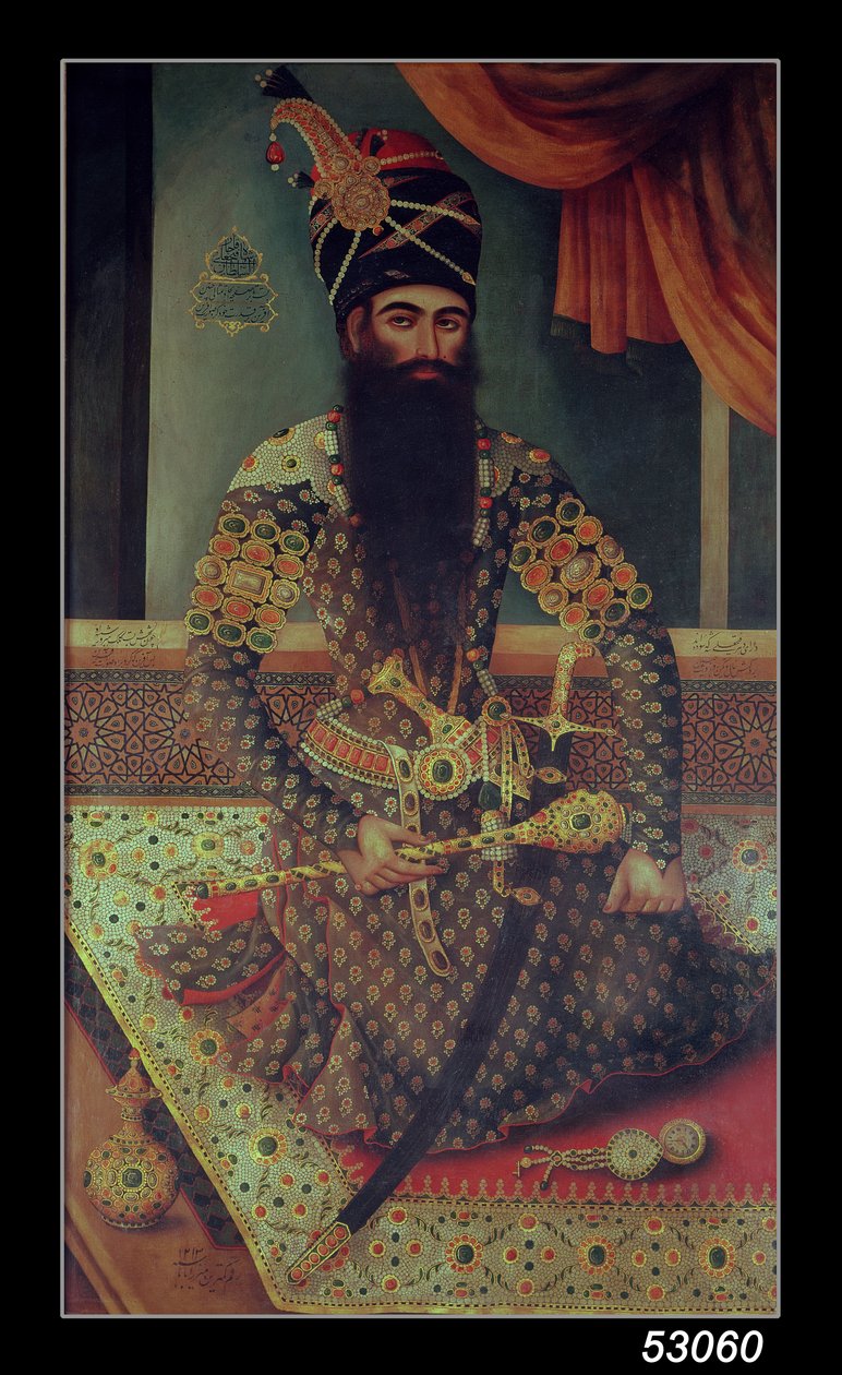 Fath' Ali Şah (1771-1834), Pers Kralı by Mirza Baba