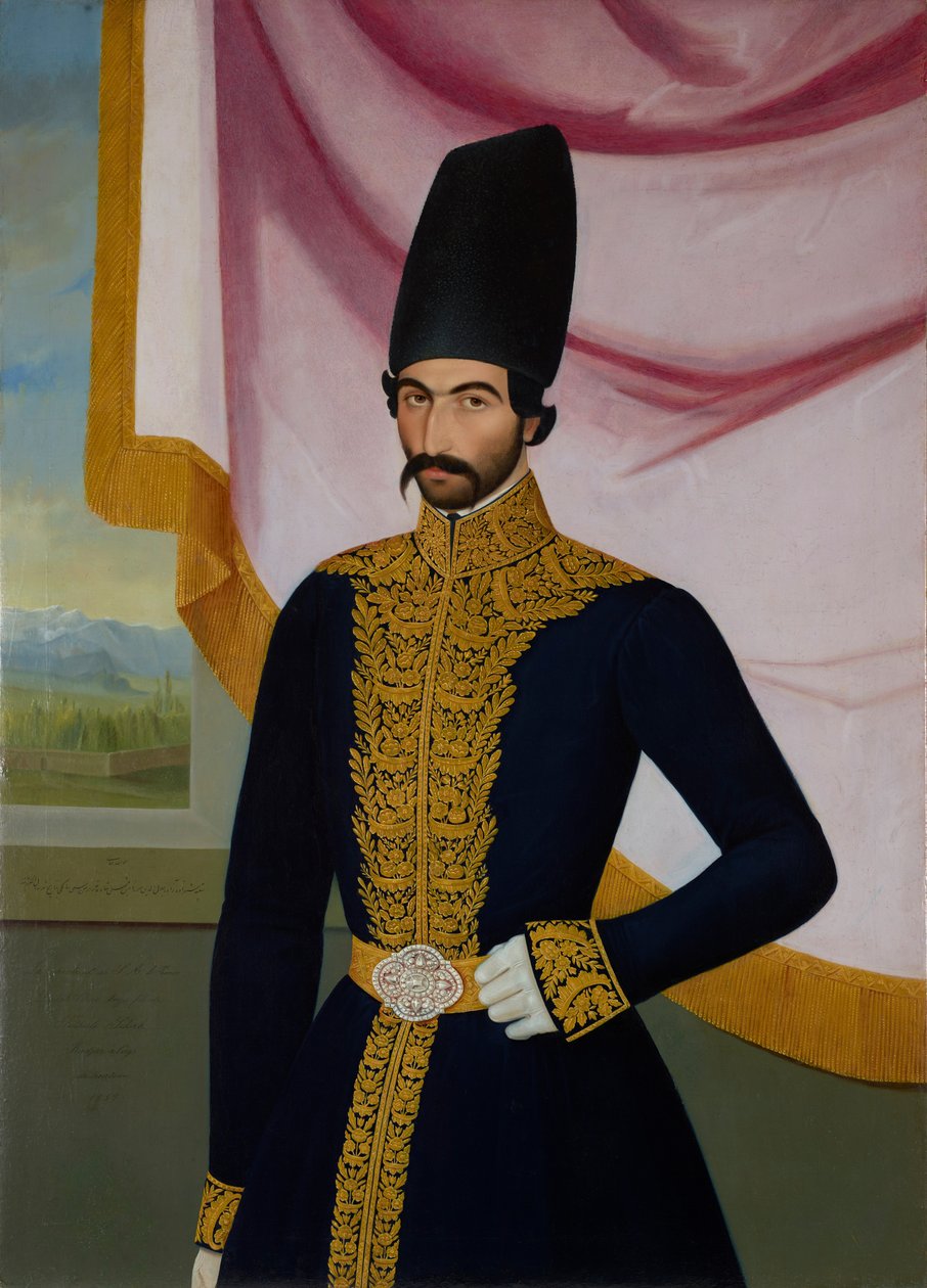 Fath-Ali Shah Qajar'ın oğlu Celal al-Din Mirza by Mirza Abolhassan Khan Ghaffari