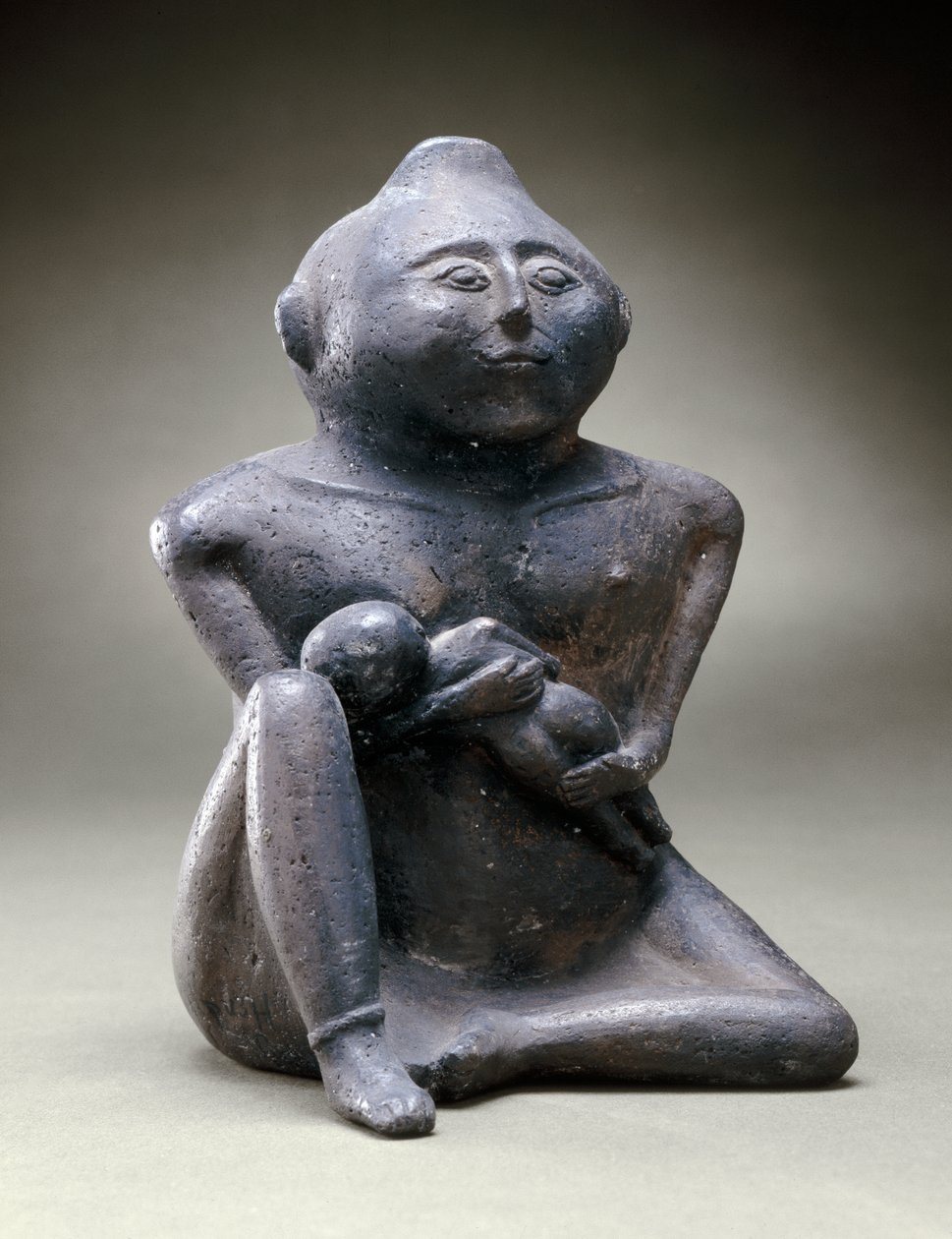 Emziren anne heykeli, 1200-1400 (seramik) by Mississippian culture