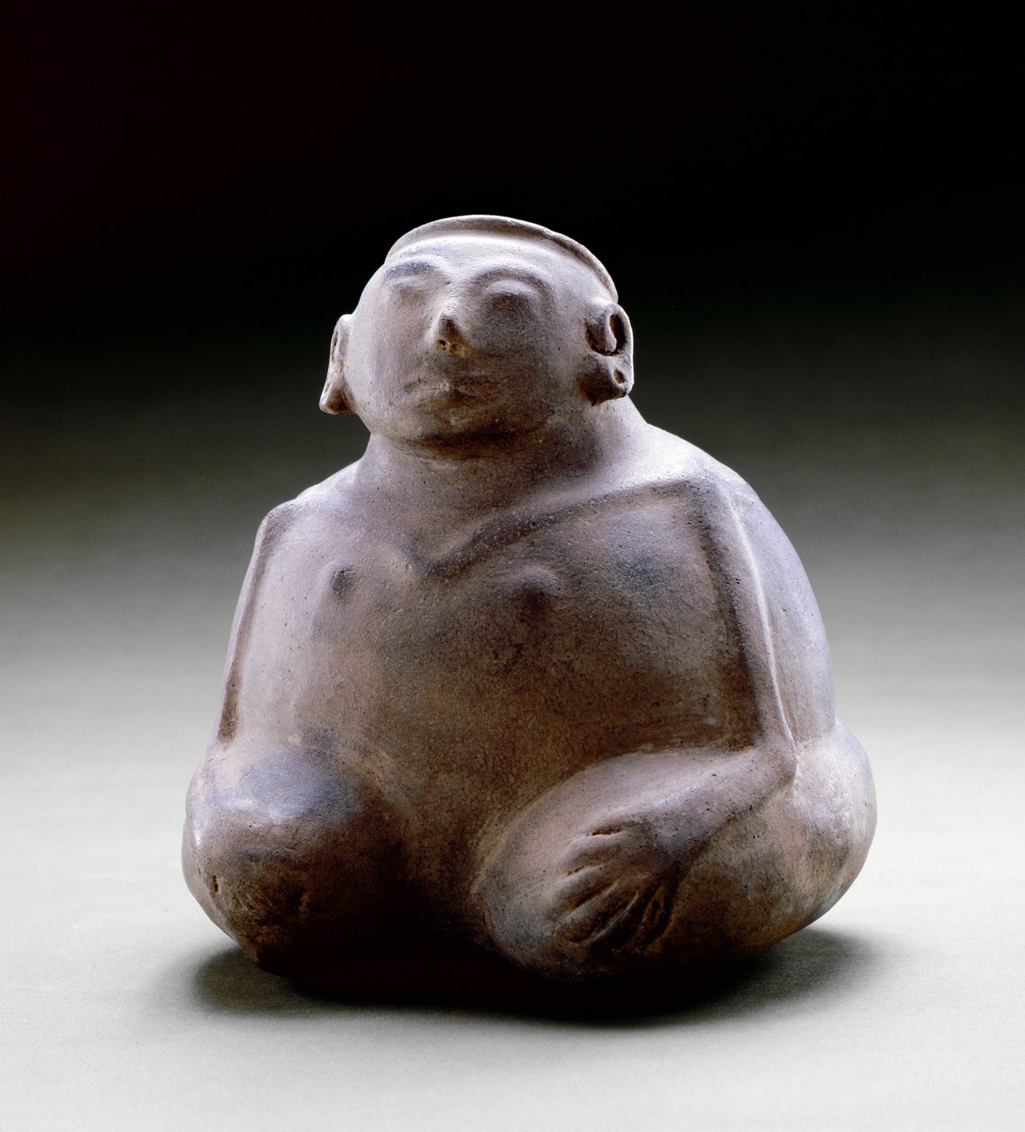 İnsan heykeli kabı, 1300-1500 (seramik) by Mississippian culture